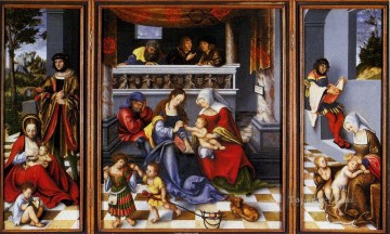 Altar Of The Holy Family Lucas Cranach the Elder Oil Paintings